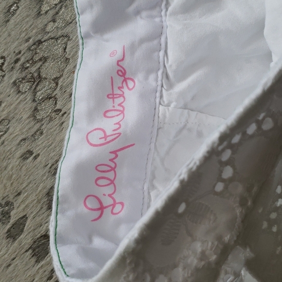 Lilly Pulitzer Buttercup Short Charleston White Eyelet Sz0 - Picture 4 of 7